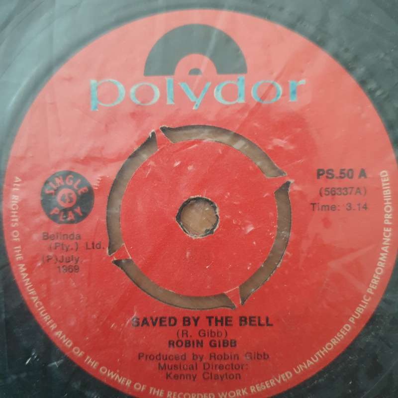 Robin Gibb  Saved By The Bell - Vinyl 7" Record - Good+ Quality (G+) (gplus)