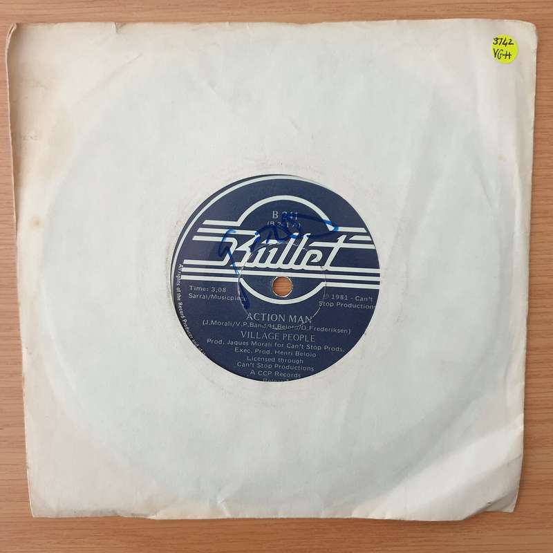 Village People  Action Man - Vinyl 7" Record - Very-Good+ Quality (VG+) (verygoodplus)