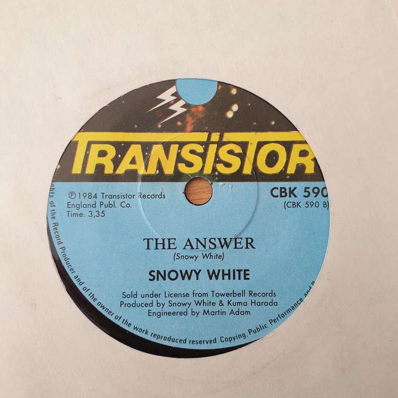 Snowy White  Bird Of Paradise - Vinyl 7" Record - Very-Good+ Quality (VG+) (verygoodplus)