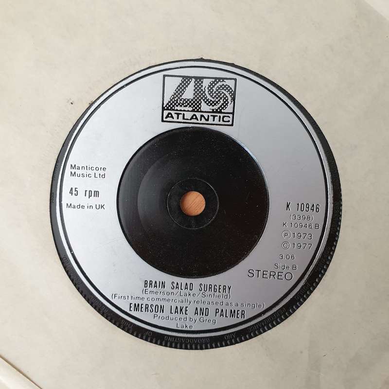 Emerson Lake And Palmer  Fanfare For The Common Man - Vinyl 7" Record - Very-Good+ Quality (VG...