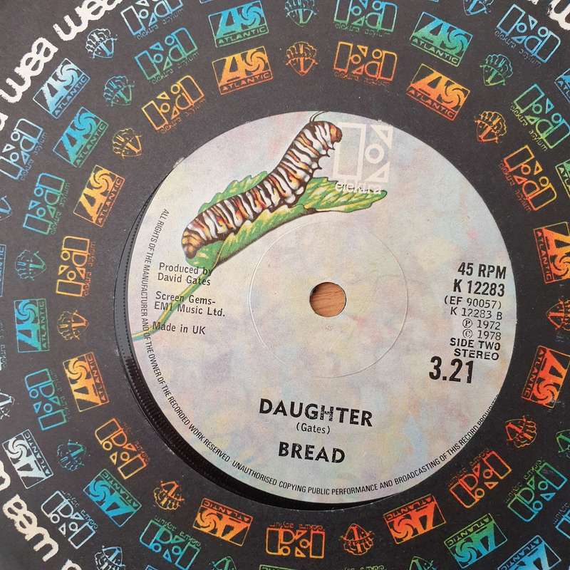 Bread  Diary - Vinyl 7" Record - Very-Good+ Quality (VG+) (verygoodplus)