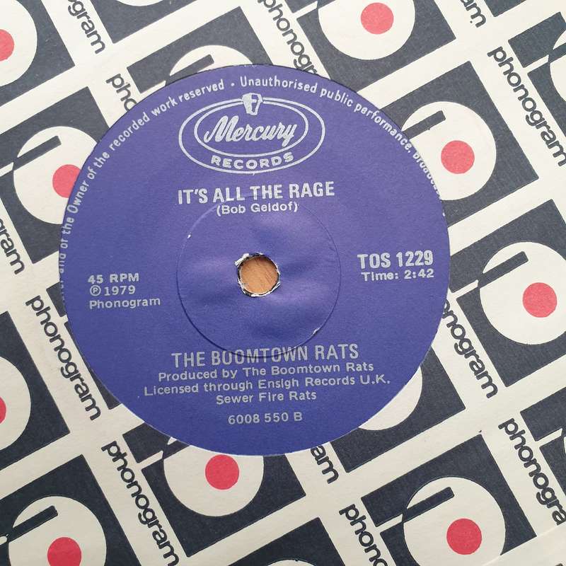 The Boomtown Rats  I Don't Like Mondays - Vinyl 7" Record - Very-Good+ Quality (VG+) (verygood...