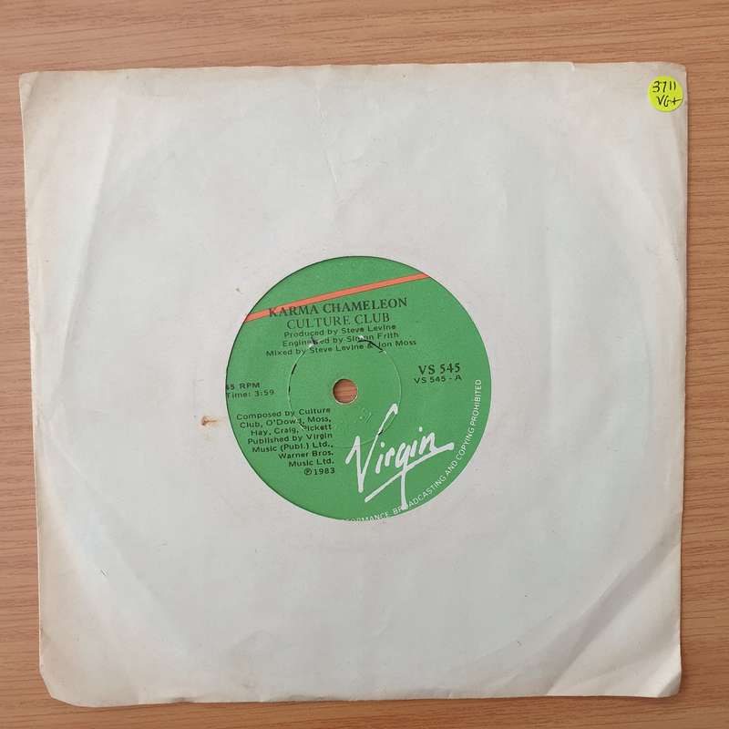 Culture Club  Karma Chameleon - Vinyl 7" Record - Very-Good+ Quality (VG+) (verygoodplus)