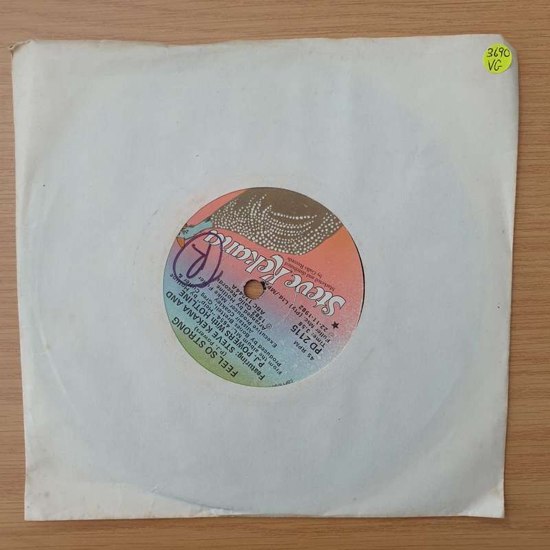 Steve Kekana And P.J. Powers With Hotline  Feel So Strong - Vinyl 7" Record - Very-Good Qualit...