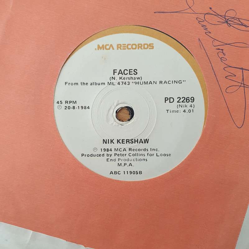 Nik Kershaw  I Won't Let the Sun Go Down On Me - Vinyl 7" Record - Very-Good+ Quality (VG+) (v...