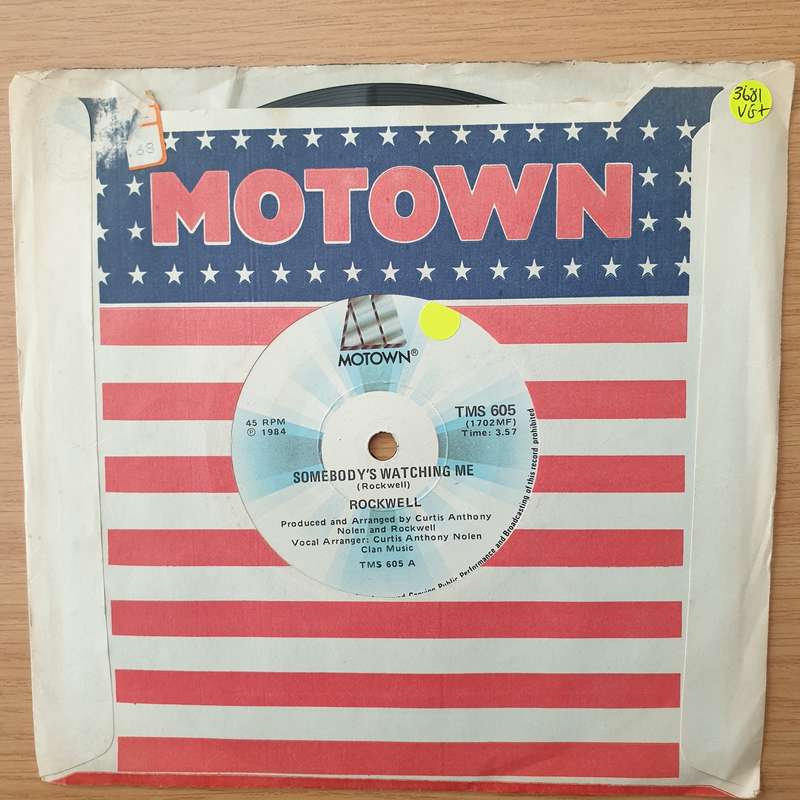 Rockwell  Somebody's Watching Me - Vinyl 7" Record - Very-Good+ Quality (VG+) (verygoodplus)
