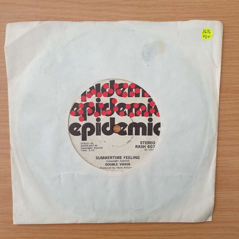 Double Vision  Maori Love Song (Mehe Manu Rere) - Vinyl 7" Record - Very-Good+ Quality (VG+) (...