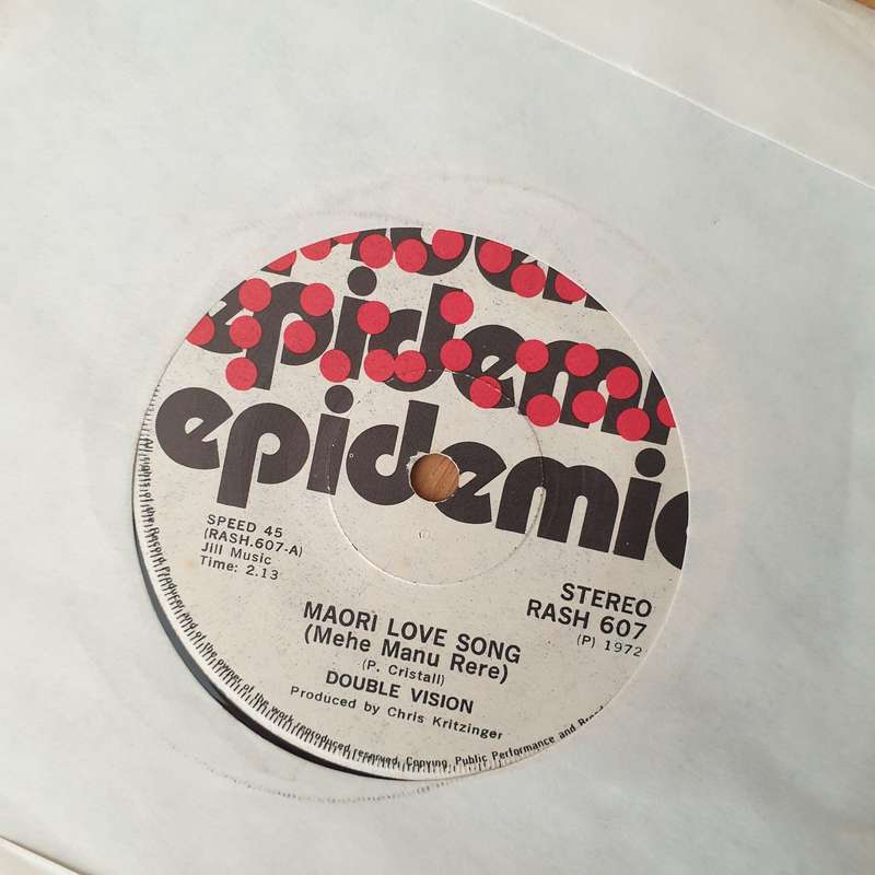 Double Vision  Maori Love Song (Mehe Manu Rere) - Vinyl 7" Record - Very-Good+ Quality (VG+) (...