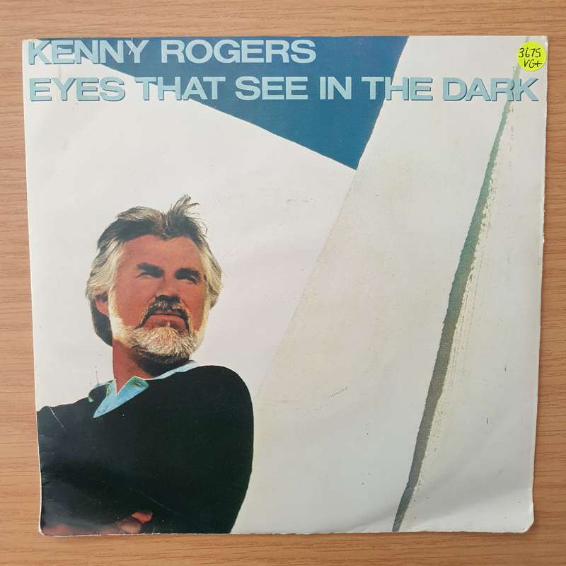 Kenny Rogers - Eyes That See In The Dark - Vinyl 7" Record - Very-Good+ Quality (VG+) (verygoodplus)
