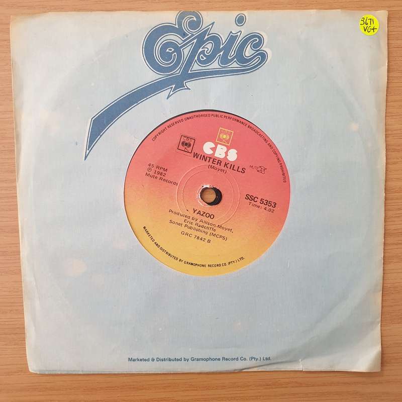 Yazoo  Don't Go - Vinyl 7" Record - Very-Good+ Quality (VG+) (verygoodplus)