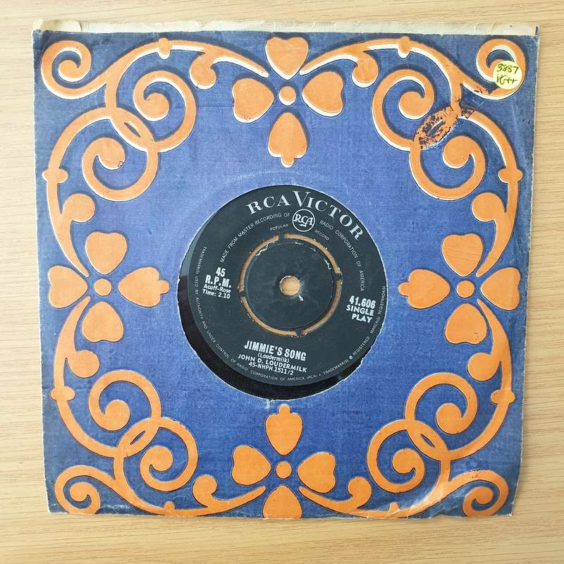 John D. Loudermilk  Blue Train (Of The Heartbreak Line) / Jimmie's Song - Vinyl 7" Record - Ve...