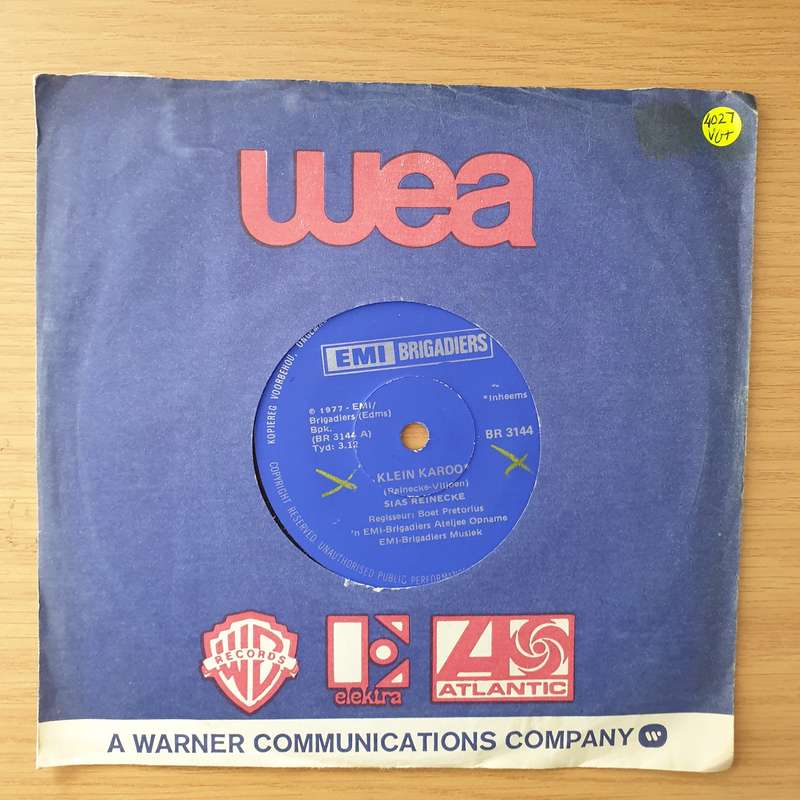 Sias Reynecke  Klein Karoo- Vinyl 7" Record - Very-Good+ Quality (VG+) (verygoodplus)