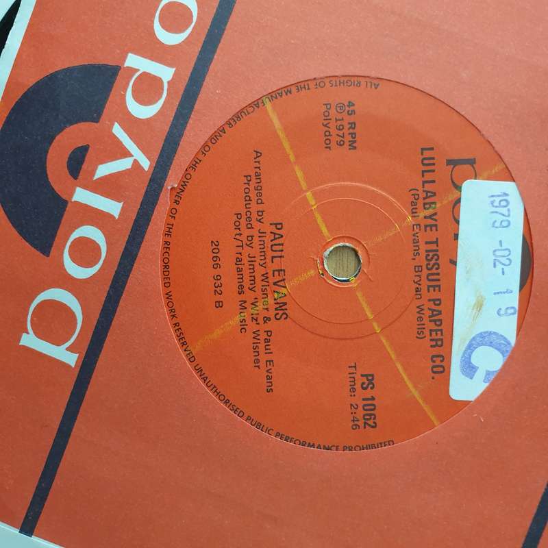 Paul Evans  Hello, This Is Joannie (The Telephone Answering Machine Song) - Vinyl 7" Record - ...