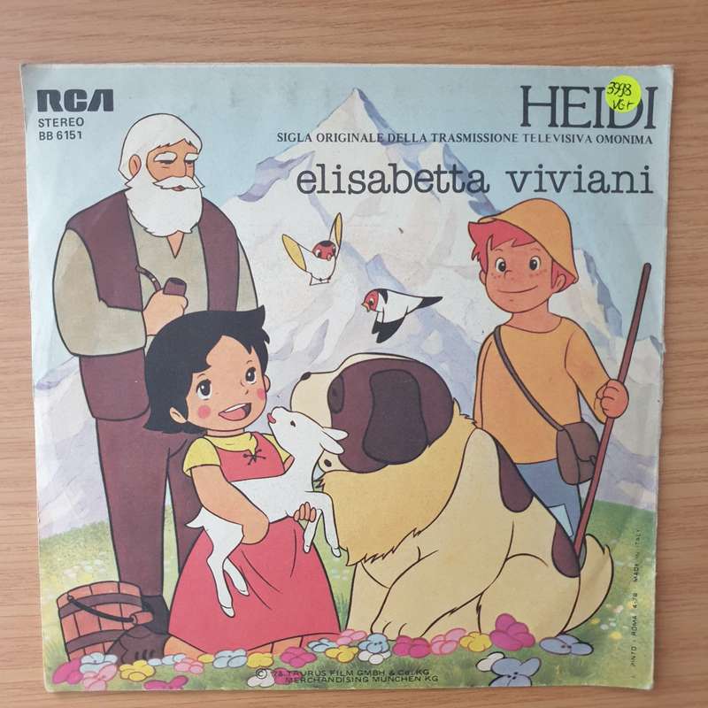 Elisabetta Viviani  Heidi - Vinyl 7" Record - Very-Good+ Quality (VG+) (verygoodplus)