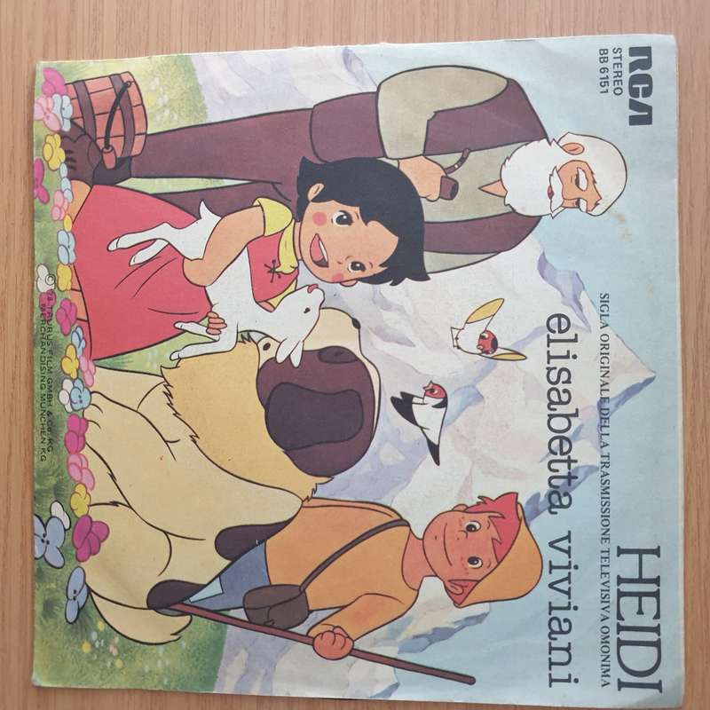 Elisabetta Viviani  Heidi - Vinyl 7" Record - Very-Good+ Quality (VG+) (verygoodplus)