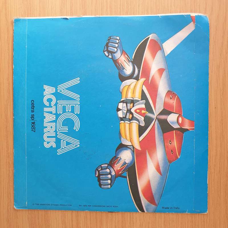 Actarus  Goldrake - Vinyl 7" Record - Very-Good+ Quality (VG+) (verygoodplus)