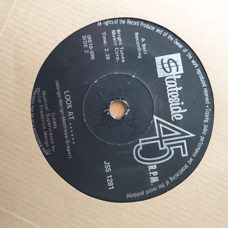 Dawn  Candida / Look At... - Vinyl 7" Record - Very-Good+ Quality (VG+) (verygoodplus)
