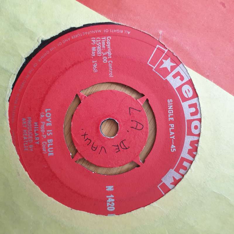 Hilary  Sunglasses - Vinyl 7" Record - Very-Good+ Quality (VG+) (verygoodplus)