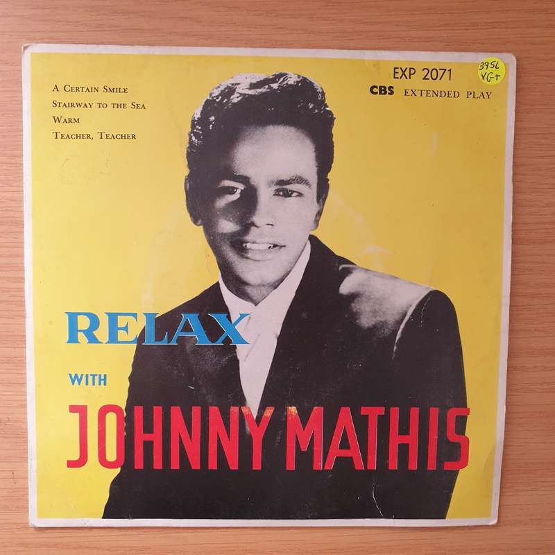 Johnny Mathis  Relax With Johnny Mathis - Vinyl 7" Record - Very-Good+ Quality (VG+) (verygood...