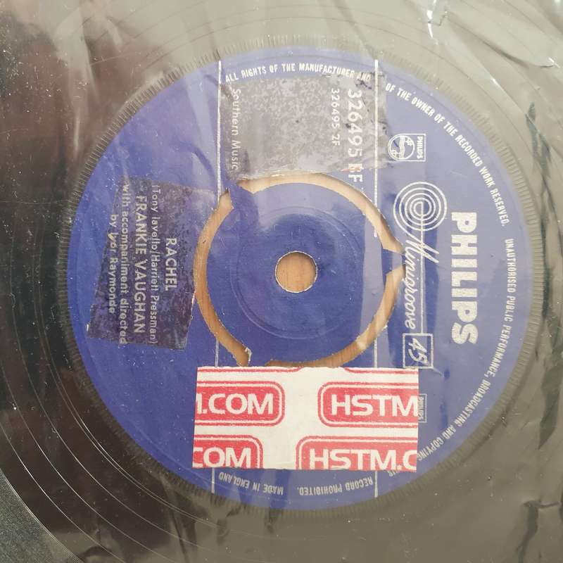Frankie Vaughan  Tower Of Strength - Vinyl 7" Record - Very-Good+ Quality (VG+) (verygoodplus)