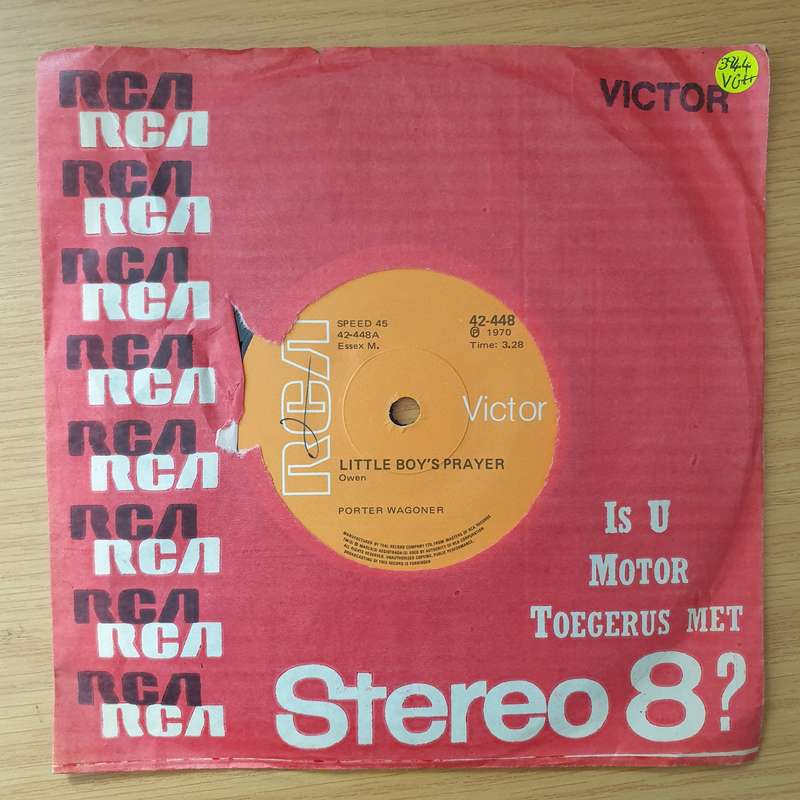 Porter Wagoner  Little Boy's Prayer / The Carroll County Accident - Vinyl 7" Record - Very-Goo...