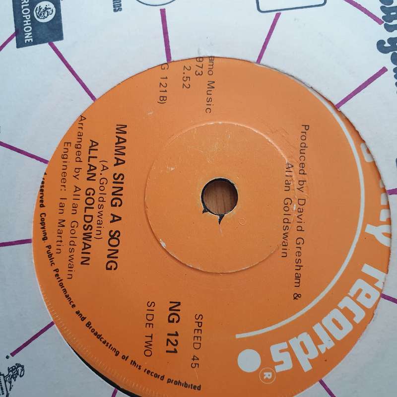 Allan Goldswain - Oh Oh Julie/Mama Sing A Song - Vinyl 7" Record - Very-Good+ Quality (VG+) (very...