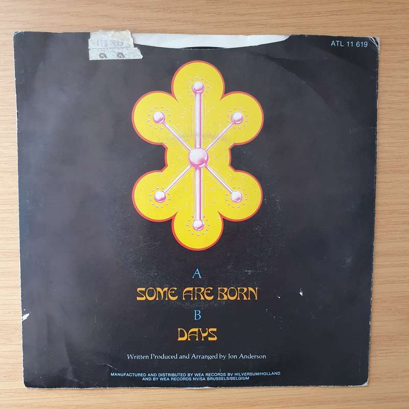 Jon Anderson  Some Are Born - Vinyl 7" Record - Very-Good+ Quality (VG+) (verygoodplus)