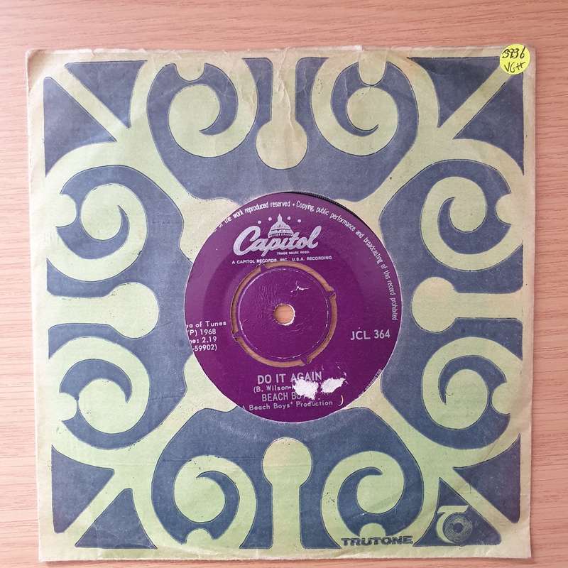 The Beach Boys  Do It Again - Vinyl 7" Record - Very-Good+ Quality (VG+) (verygoodplus)