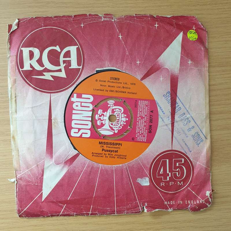 Pussycat  Mississippi - Vinyl 7" Record - Very-Good+ Quality (VG+) (verygoodplus)
