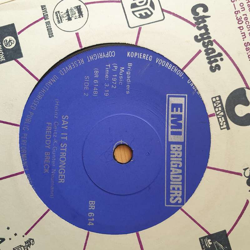 Freddy Breck  We Believe In Tomorrow - Vinyl 7" Record - Very-Good+ Quality (VG+) (verygoodplus)