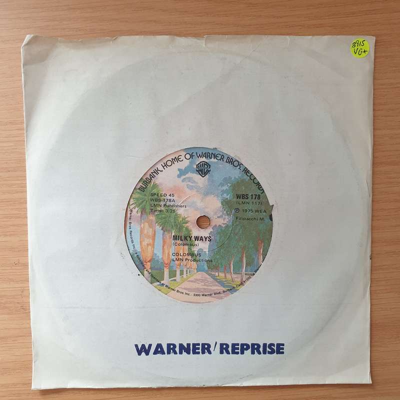 Colombus  Milky Ways / Sunshine - Vinyl 7" Record - Very-Good+ Quality (VG+) (verygoodplus)