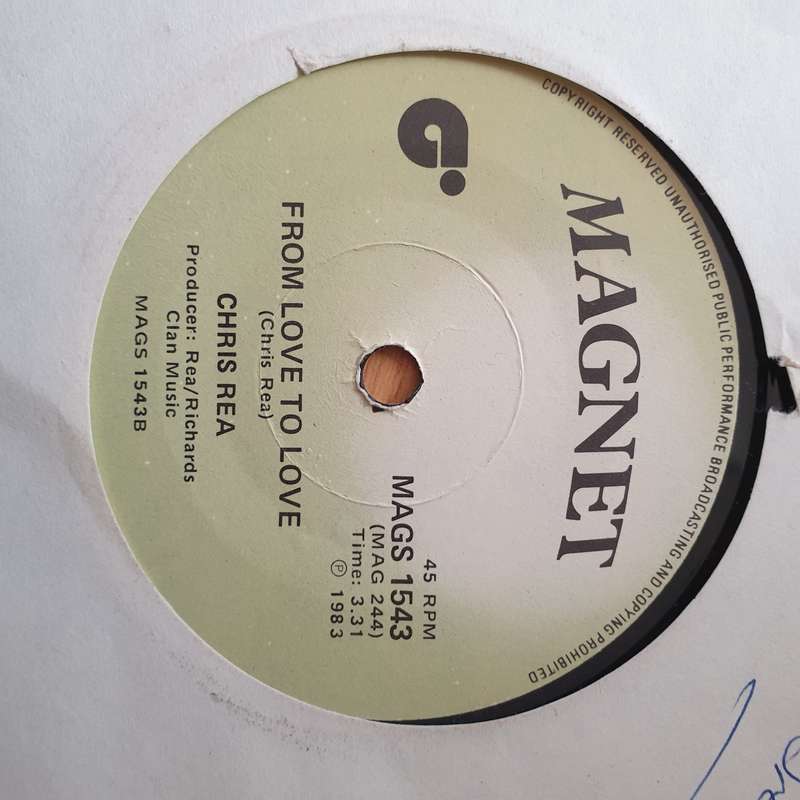 Chris Rea  I Can Hear Your Heartbeat - Vinyl 7" Record - Very-Good+ Quality (VG+) (verygoodplus)