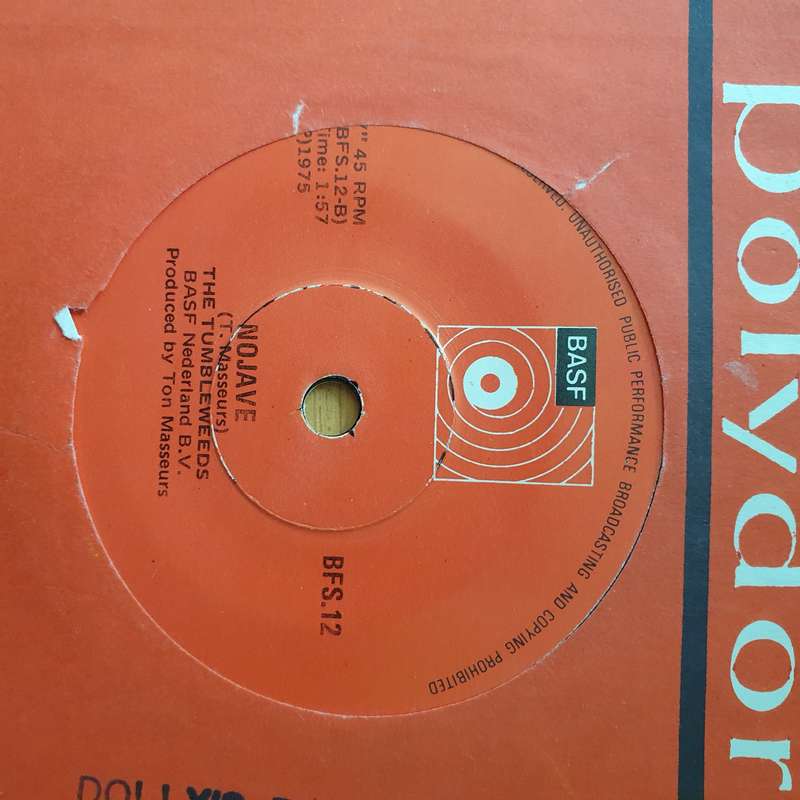 Tumbleweeds  Somewhere Between - Vinyl 7" Record - Very-Good+ Quality (VG+) (verygoodplus)