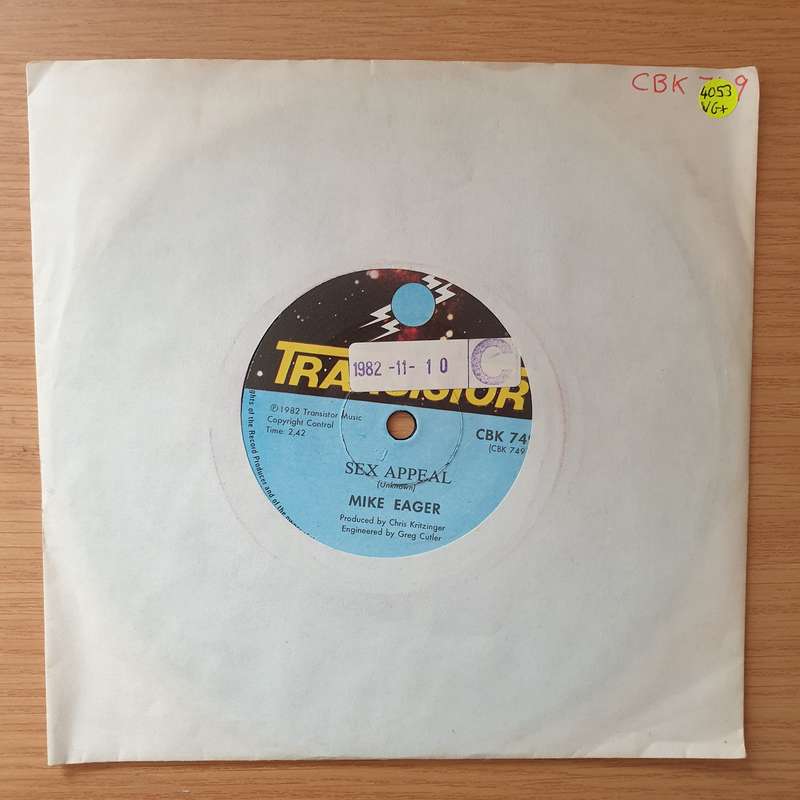 Mike Eager  Rock Baby Rock - Vinyl 7" Record - Very-Good+ Quality (VG+) (verygoodplus)