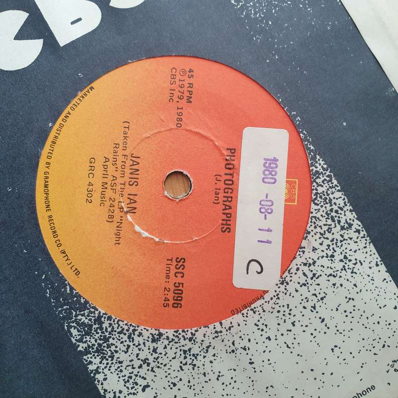 Janis Ian  The Other Side Of The Sun - Vinyl 7" Record - Very-Good+ Quality (VG+) (verygoodplus)