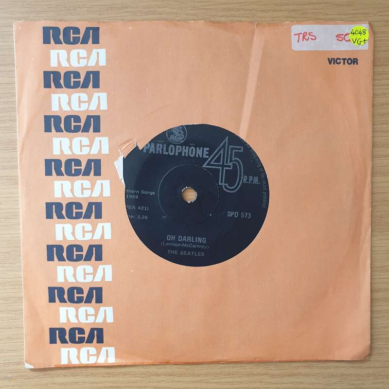 The Beatles  Ob-La-Di, Ob-La Da - Vinyl 7" Record - Very-Good+ Quality (VG+) (verygoodplus)