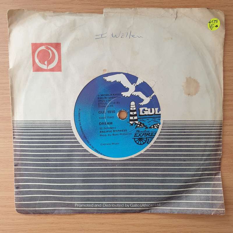 Pacific Express  Give A Little Love / Dream - Vinyl 7" Record - Very-Good Quality (VG) (vgood)
