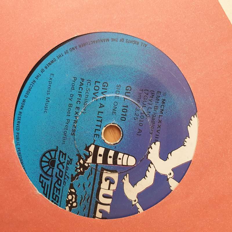 Pacific Express  Give A Little Love / Dream - Vinyl 7" Record - Very-Good Quality (VG) (vgood)