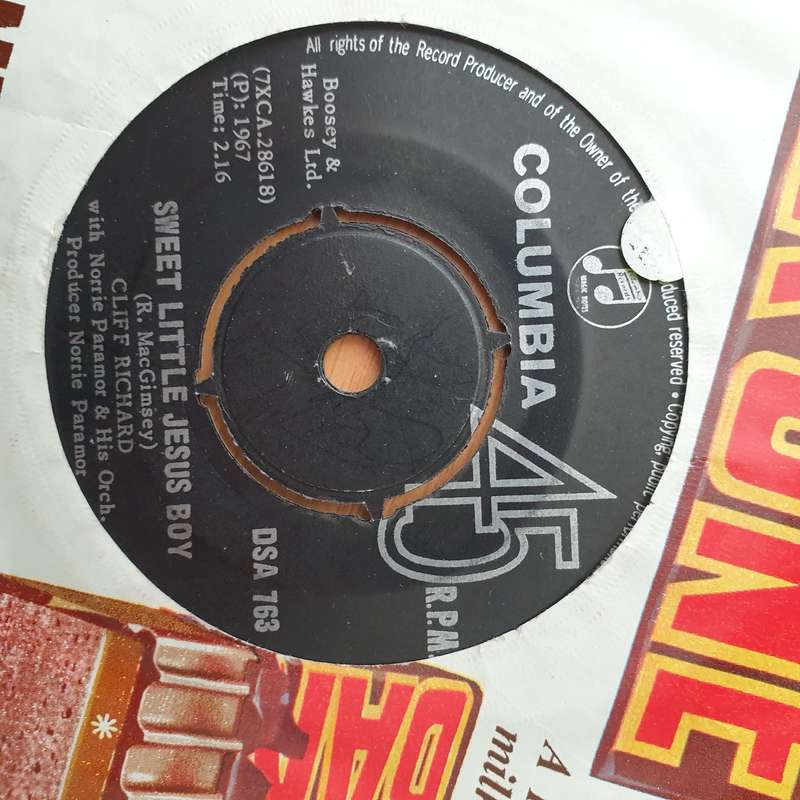 Cliff Richard  All My Love - Vinyl 7" Record - Very-Good+ Quality (VG+) (verygoodplus)