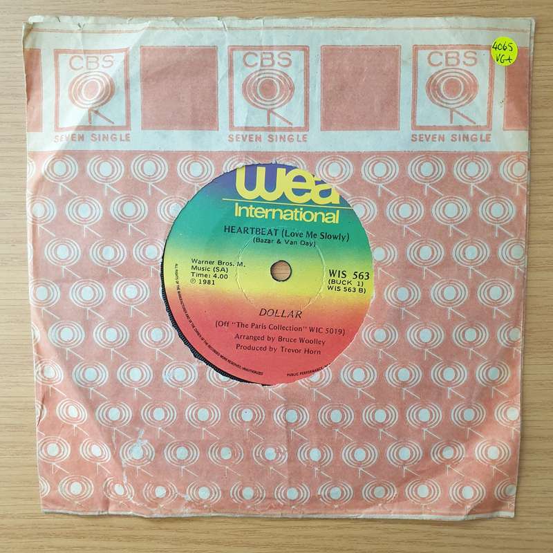 Dollar  Hand Held In Black And White - Vinyl 7" Record - Very-Good+ Quality (VG+) (verygoodplus)