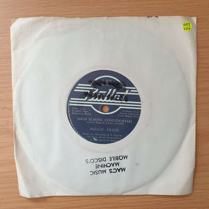 Rough Trade  High School Confidential - Vinyl 7" Record - Very-Good+ Quality (VG+) (verygoodplus)