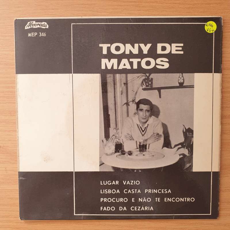 Tony De Matos  Lugar Vazio - Vinyl 7" Record - Very-Good+ Quality (VG+) (verygoodplus)