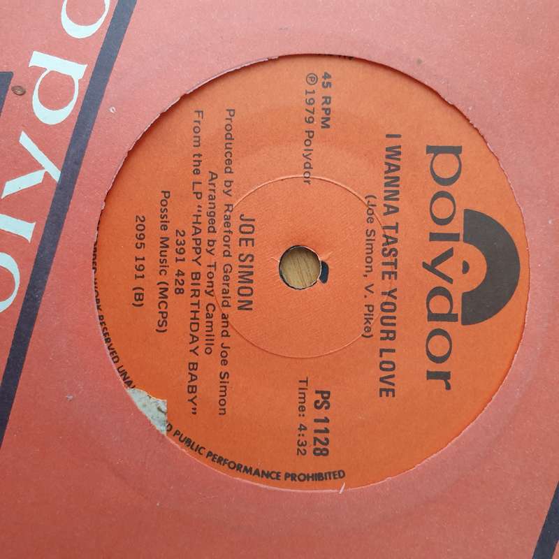 Joe Simon  You Gotta Treat Me Right - Vinyl 7" Record - Very-Good+ Quality (VG+) (verygoodplus)