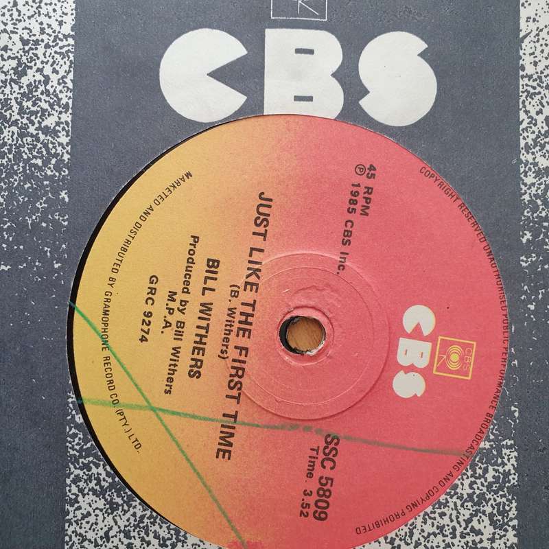 Bill Withers  Oh Yeah! - Vinyl 7" Record - Very-Good+ Quality (VG+) (verygoodplus)