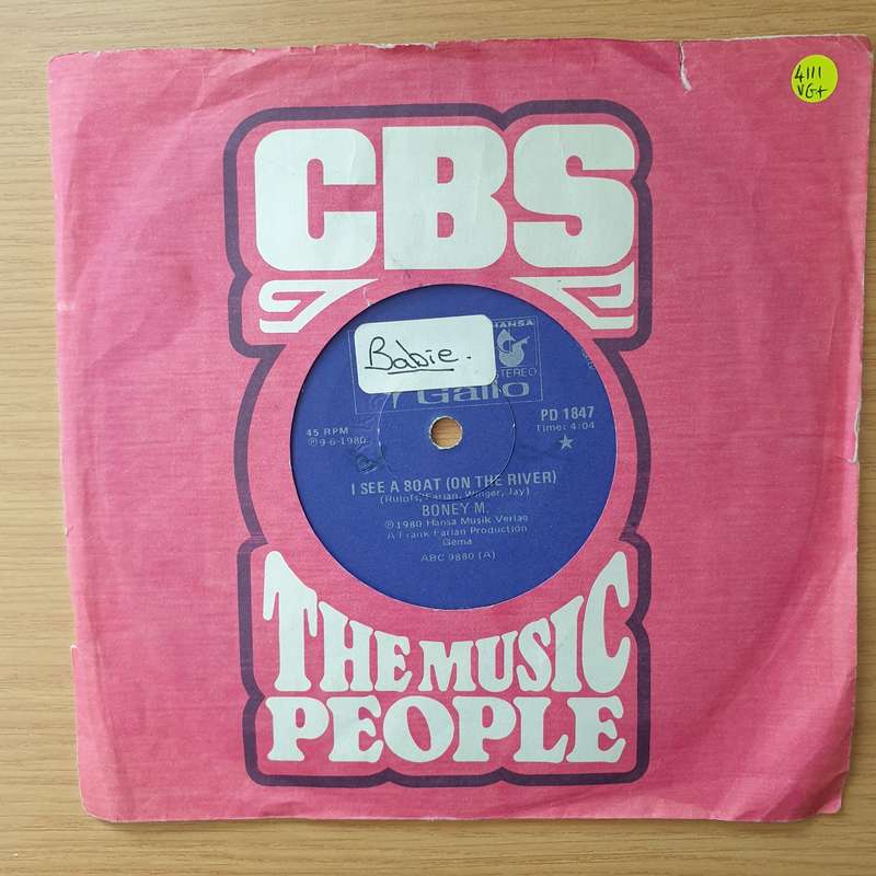 Boney M.  I See A Boat (On The River) / My Friend Jack - Vinyl 7" Record - Very-Good+ Quality ...