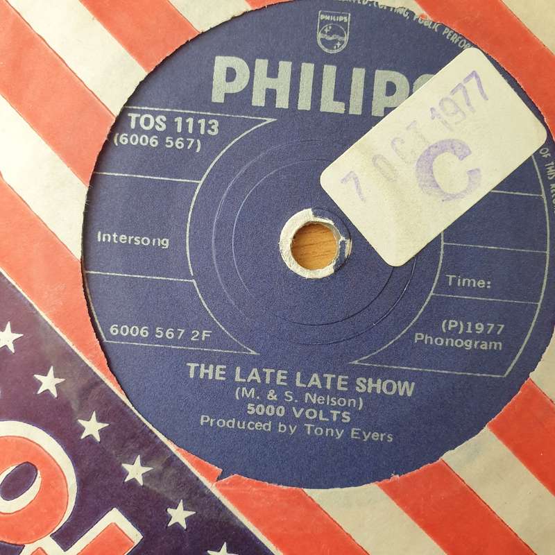 5000 Volts  Walkin' On A Love Cloud - Vinyl 7" Record - Very-Good+ Quality (VG+) (verygoodplus)