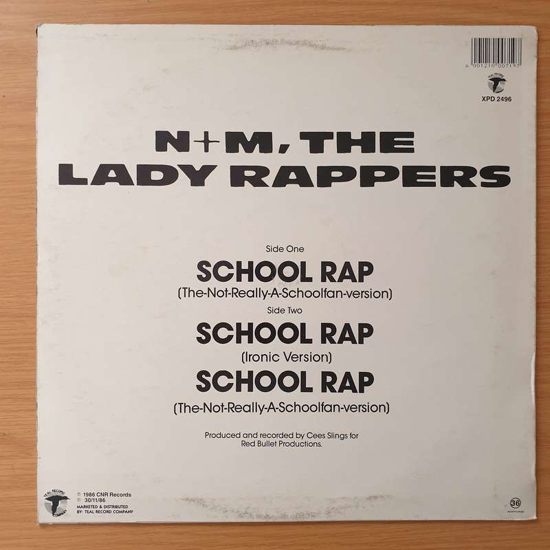 N&M (The Lady Rappers)  School Rap - Vinyl LP Record - Very-Good+ Quality (VG+) (verygoodplus)