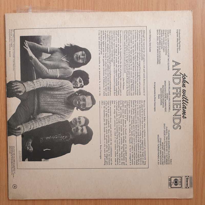 John Williams  John Williams And Friends - Vinyl LP Record - Very-Good+ Quality (VG+) (verygoo...