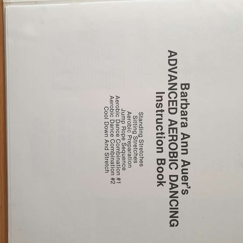 Barbara Ann Auer  Advanced Aerobic Dancing - Vinyl LP Record - Very-Good+ Quality (VG+) (veryg...