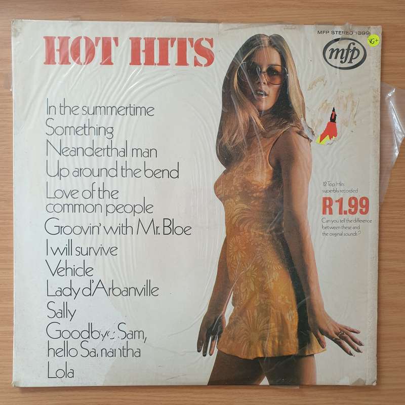 Various - Hot Hits - Vinyl LP Record - Very-Good+ Quality (VG+) (verygoodplus)